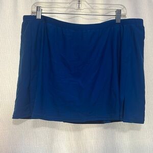 3/$20 Krista Blue Swim skirt bottom  2xl